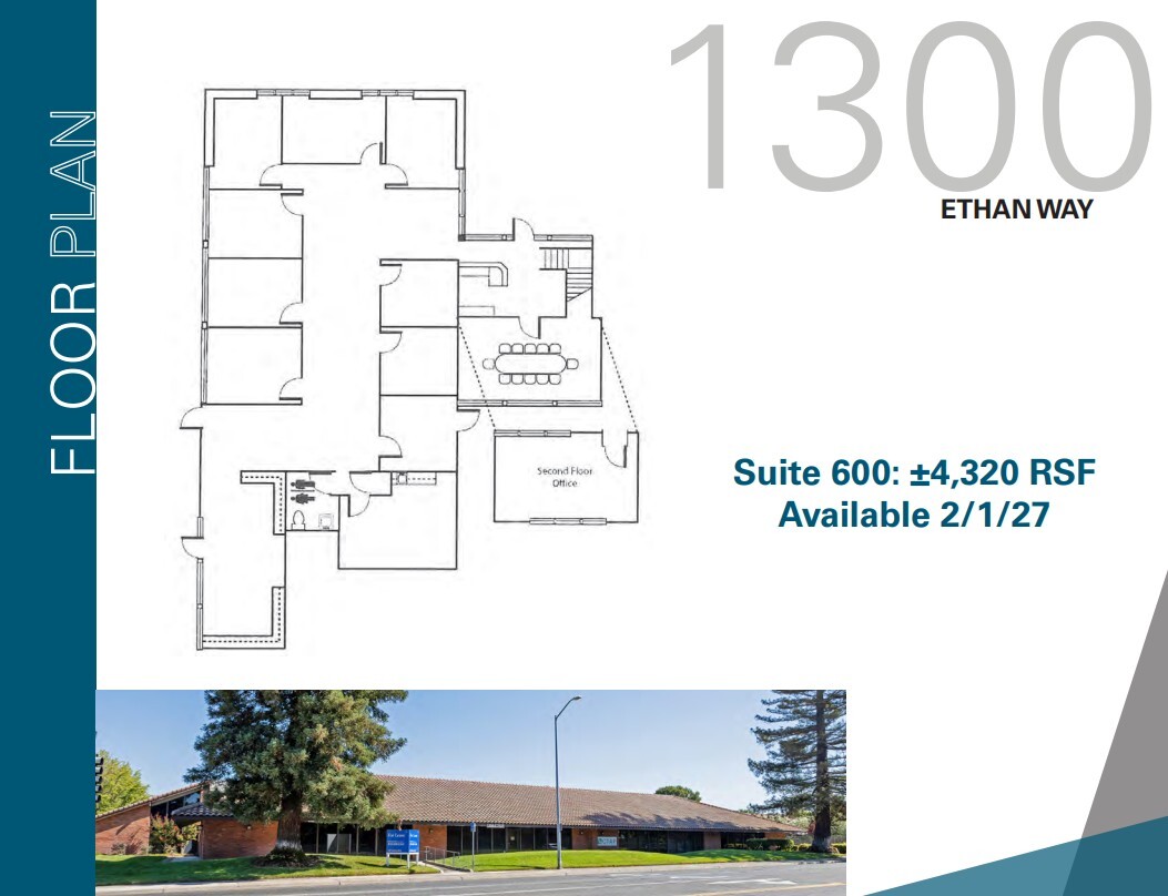 1300 Ethan Way, Sacramento, CA for lease Floor Plan- Image 1 of 1