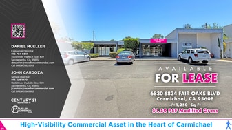 6830-6834 Fair Oaks Blvd, Carmichael CA - Office Space