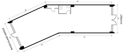 1730 Rhode Island Ave NW, Washington, DC for lease Floor Plan- Image 1 of 1