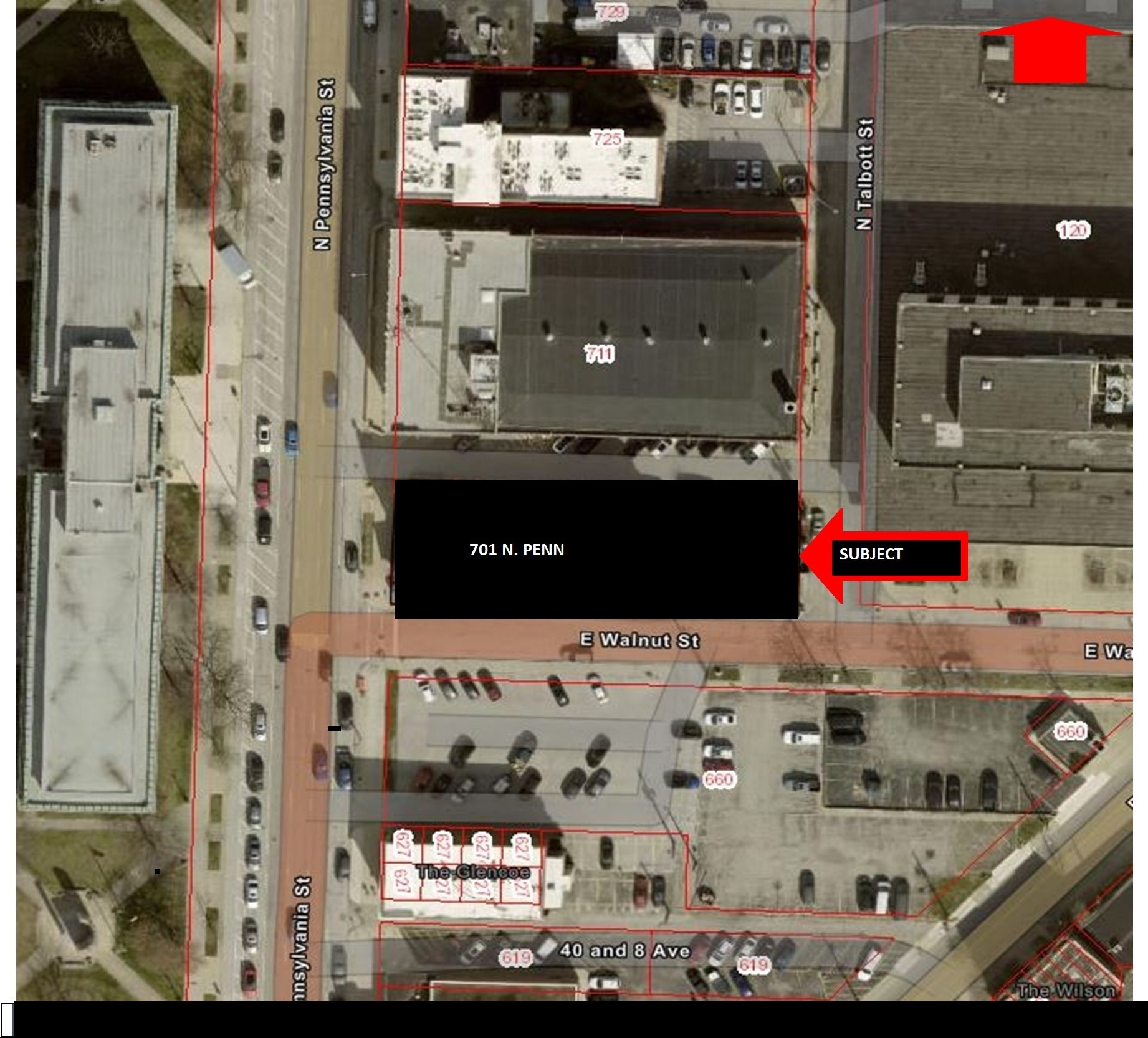 701 N Pennsylvania St, Indianapolis, IN for sale Site Plan- Image 1 of 6