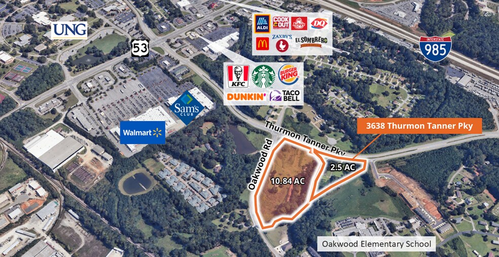 3638 Thurmon Tanner Pkwy, Oakwood, GA for sale - Building Photo - Image 1 of 13