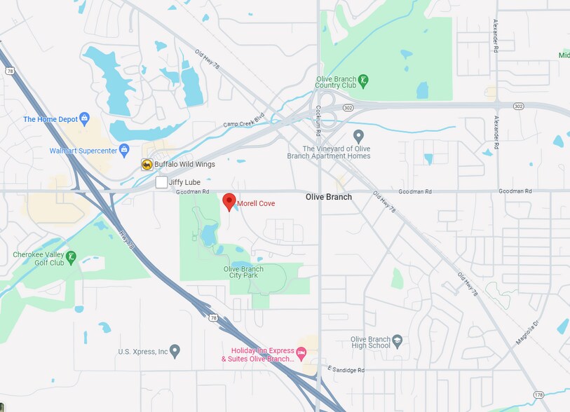 Morell Cove, Olive Branch, MS 38654 Land for Sale