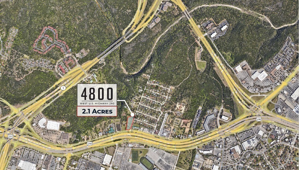 4800 W Highway 290, Sunset Valley, TX 78735 2.1 AC BuildtoSuit or