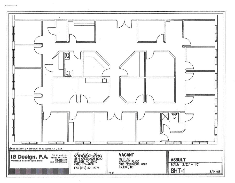 5816 Creedmoor Rd, Raleigh, NC for lease Floor Plan- Image 1 of 1