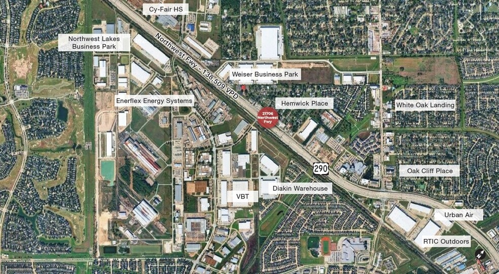 21706 Northwest Fwy, Cypress, TX for lease - Building Photo - Image 3 of 7