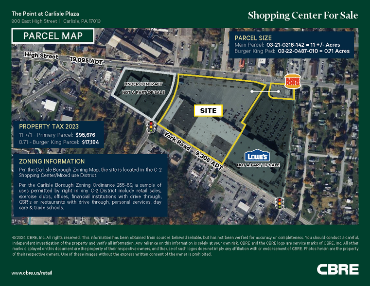 800 E High St, Carlisle, PA for sale - Site Plan - Image 2 of 5