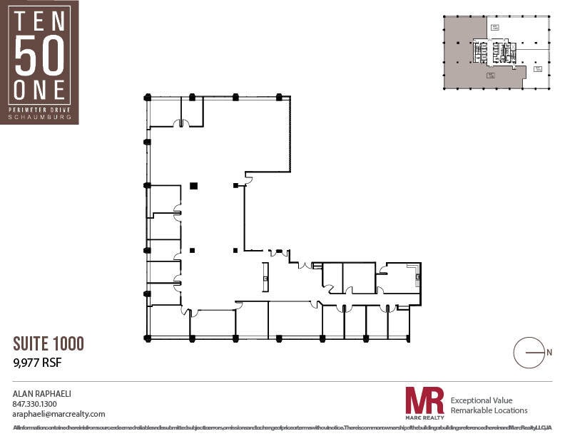 1051 Perimeter Dr, Schaumburg, IL for lease Floor Plan- Image 1 of 9