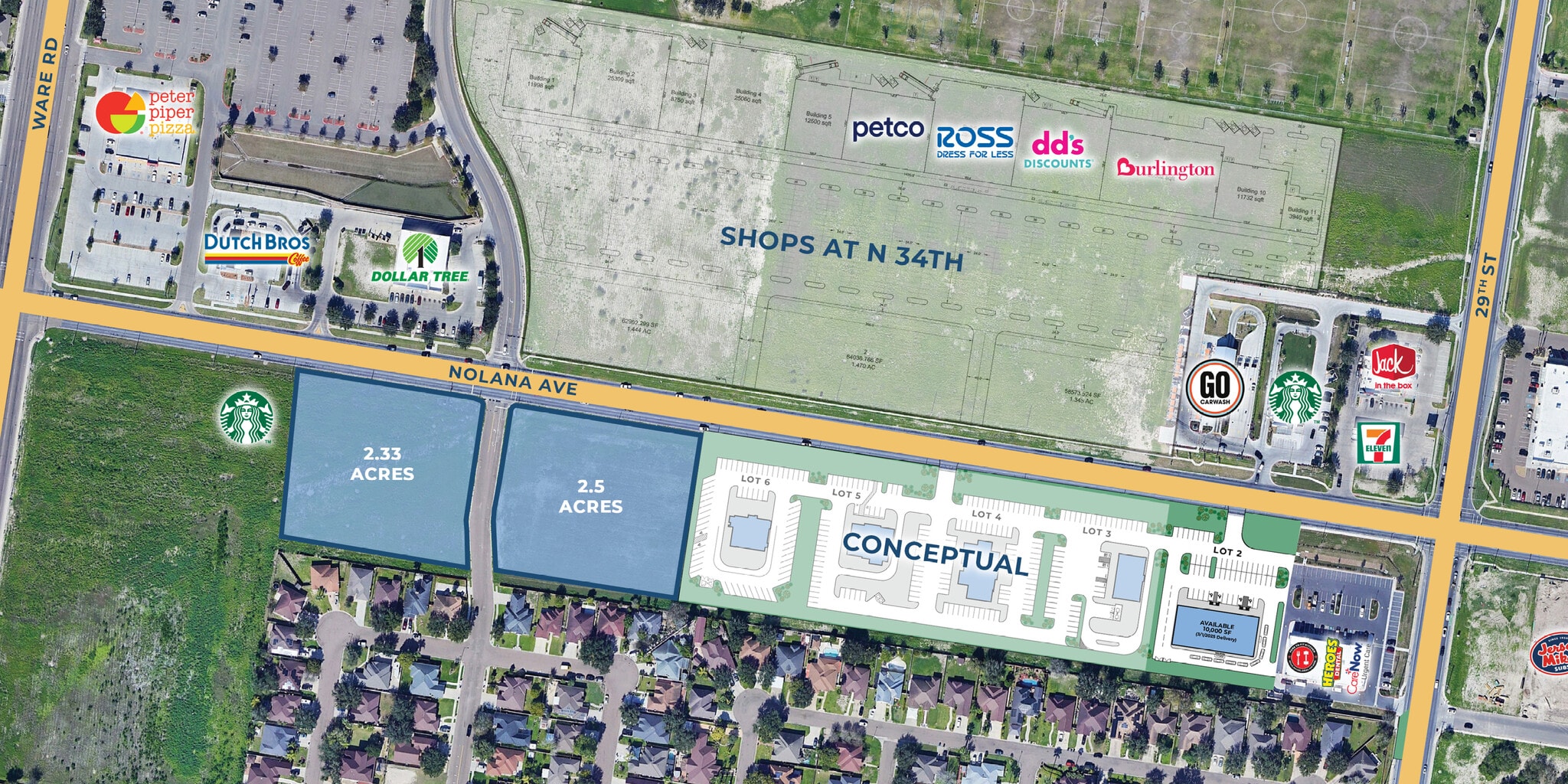 N 29th St & Nolana St, McAllen, TX for lease Building Photo- Image 1 of 1