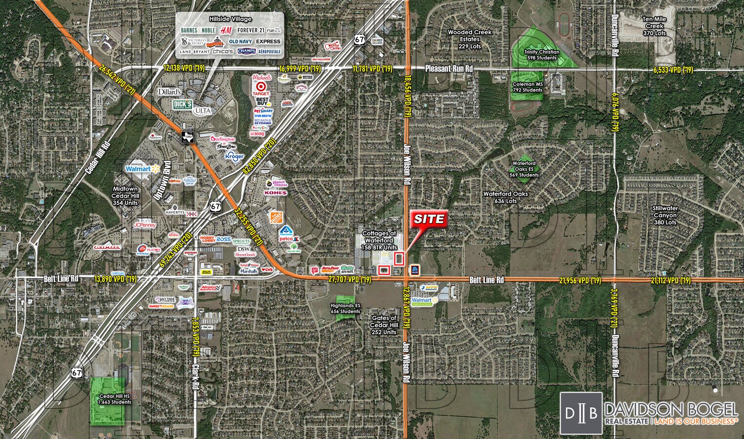 NWQ Beltline Rd. & Joe Wilson Rd., Cedar Hill, TX 75104 Land for
