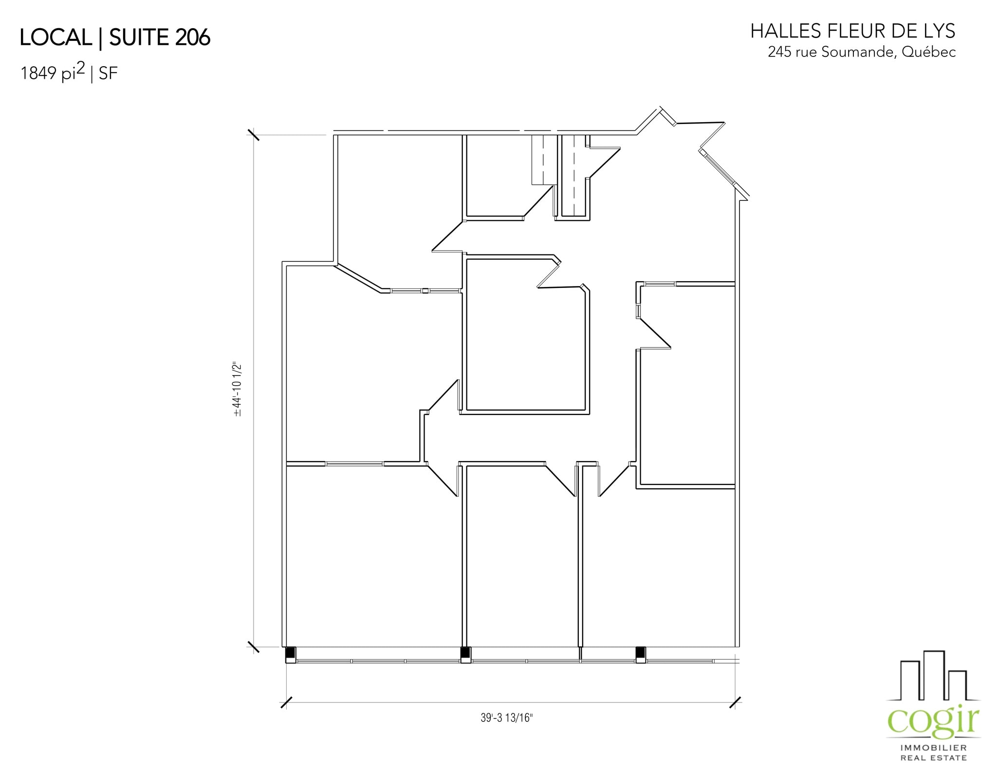 245 Rue Soumande, Québec, QC for lease Site Plan- Image 1 of 1