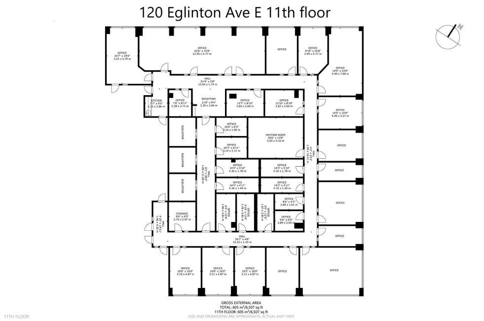 120 Eglinton Ave E, Toronto, ON for lease Floor Plan- Image 1 of 17