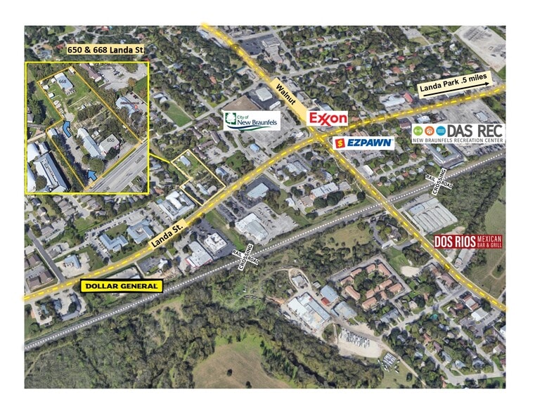 668 Landa St, New Braunfels, TX for sale - Plat Map - Image 3 of 3