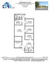 1114 W Pioneer Pkwy, Arlington, TX for lease Floor Plan- Image 1 of 1