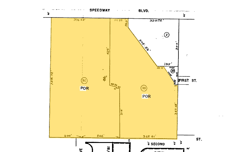 4500 E Speedway Blvd, Tucson, AZ for lease - Plat Map - Image 2 of 6