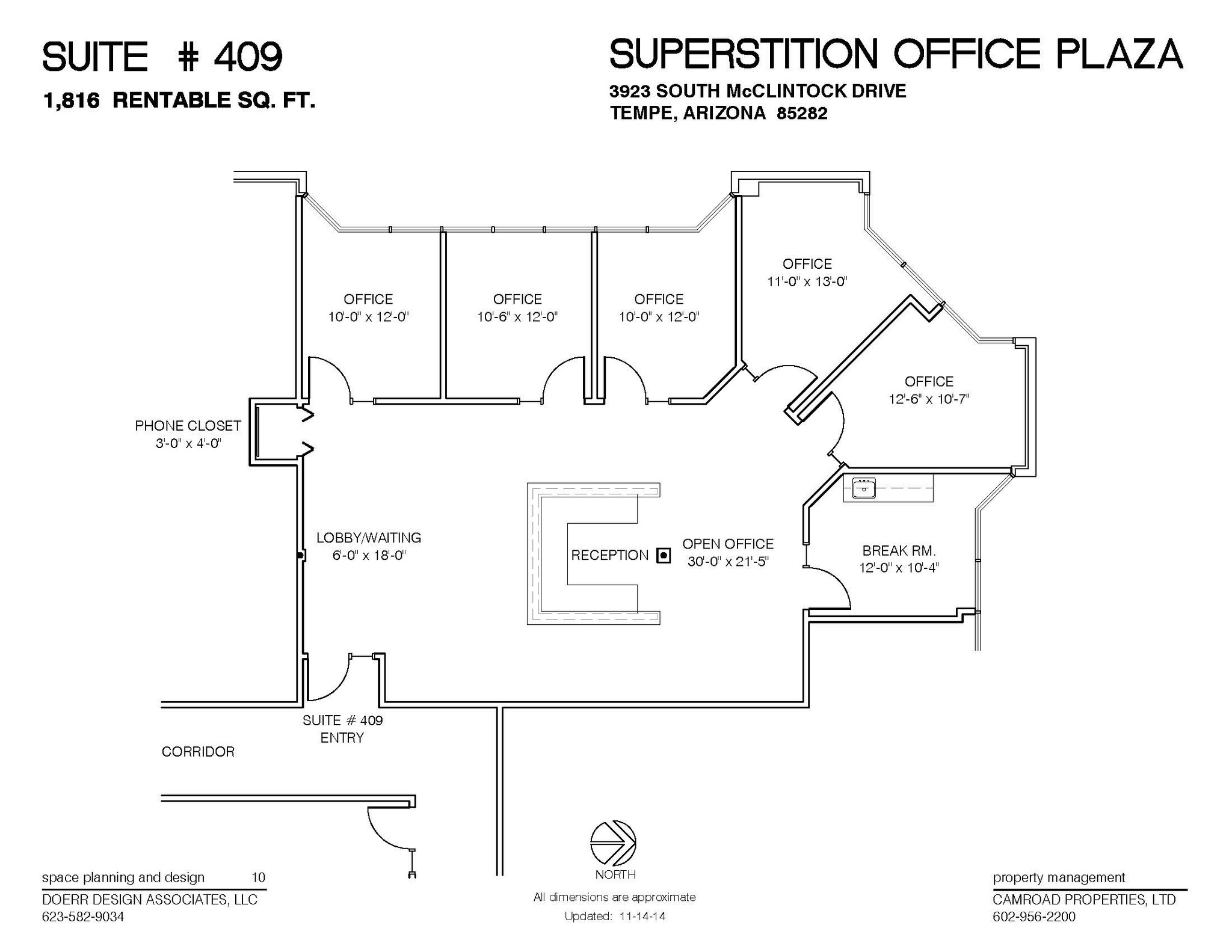 4015 S McClintock Dr, Tempe, AZ for lease Floor Plan- Image 1 of 1