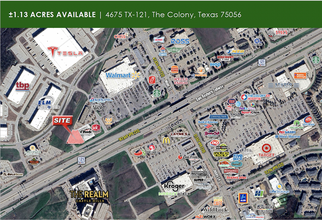 4675 State Highway 121, The Colony, TX - aerial  map view