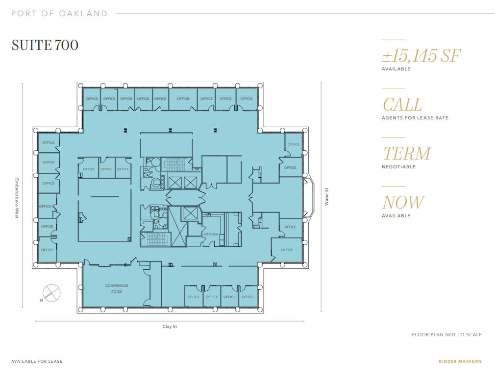 530 Water St, Oakland, CA for lease Floor Plan- Image 1 of 1