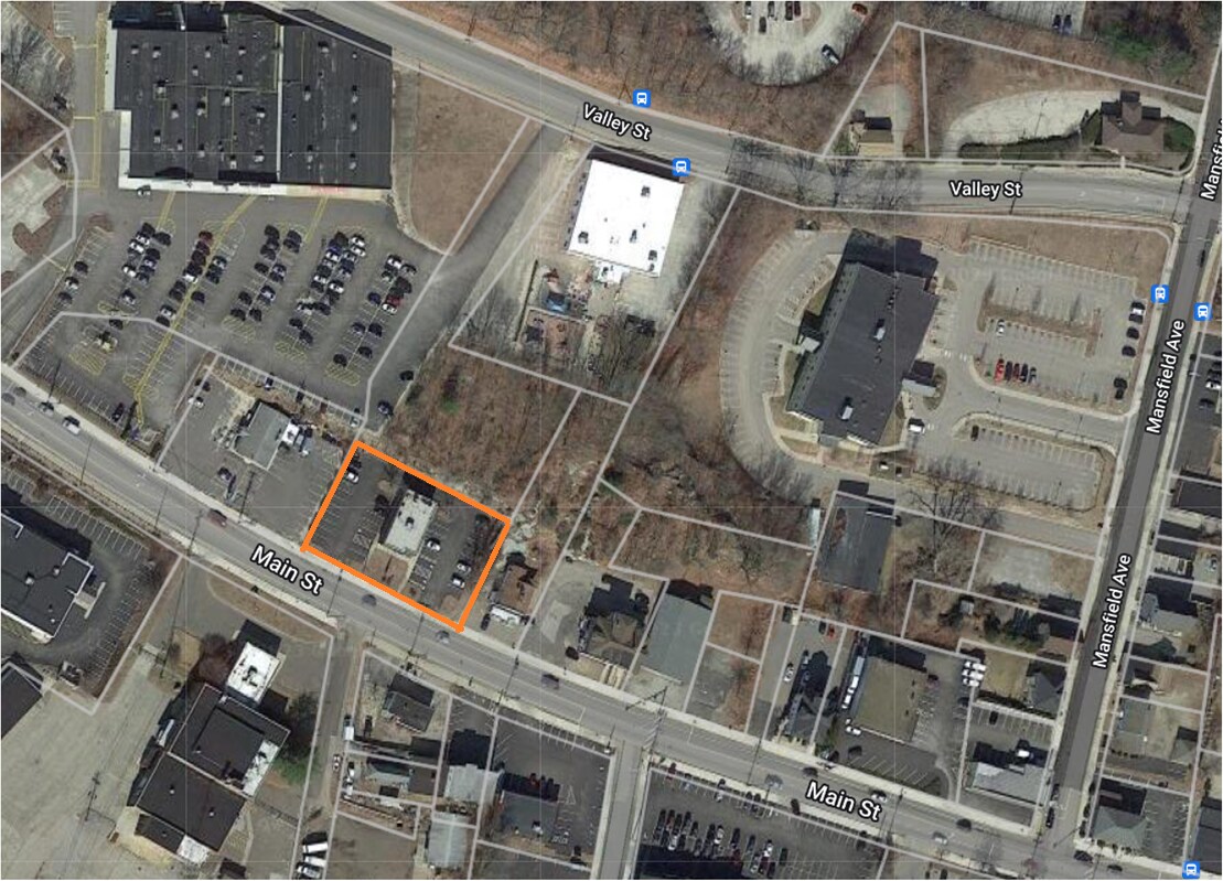 1257 Main St, Willimantic, CT 06226 .55 Acre B2 Zone 2,208 Building or