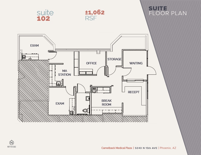5040 N 15th Ave, Phoenix, AZ for lease Floor Plan- Image 1 of 1