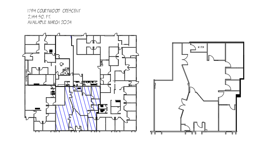 1790-1798 Courtwood Cres, Ottawa, ON for lease Floor Plan- Image 1 of 8