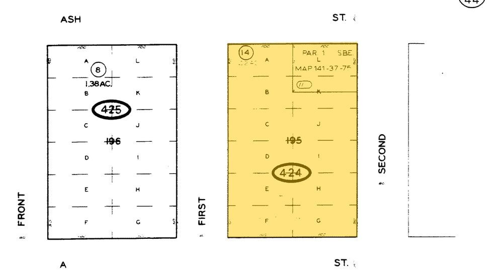 101 Ash St, San Diego, CA for lease - Plat Map - Image 2 of 5