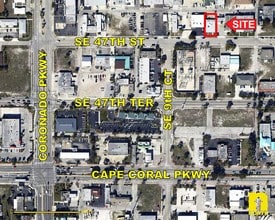 861 SE 47th Ter, Cape Coral, FL - AERIAL  map view
