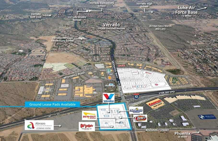 NWC Roosevelt & Verrado Way, Buckeye, AZ for lease - Building Photo - Image 1 of 2