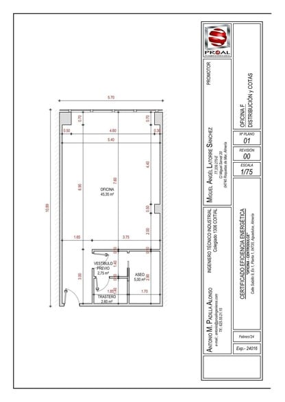 Calle Salzillo, 9, Roquetas de Mar, Almería for sale - Floor Plan - Image 1 of 29
