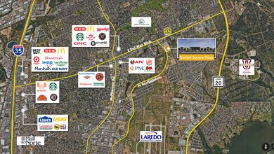 7601 Bartlett Ave, Laredo, TX - AERIAL map view