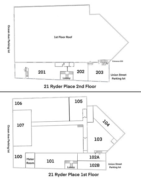 21 Ryder Pl, East Rockaway, NY for lease - Floor Plan - Image 2 of 4