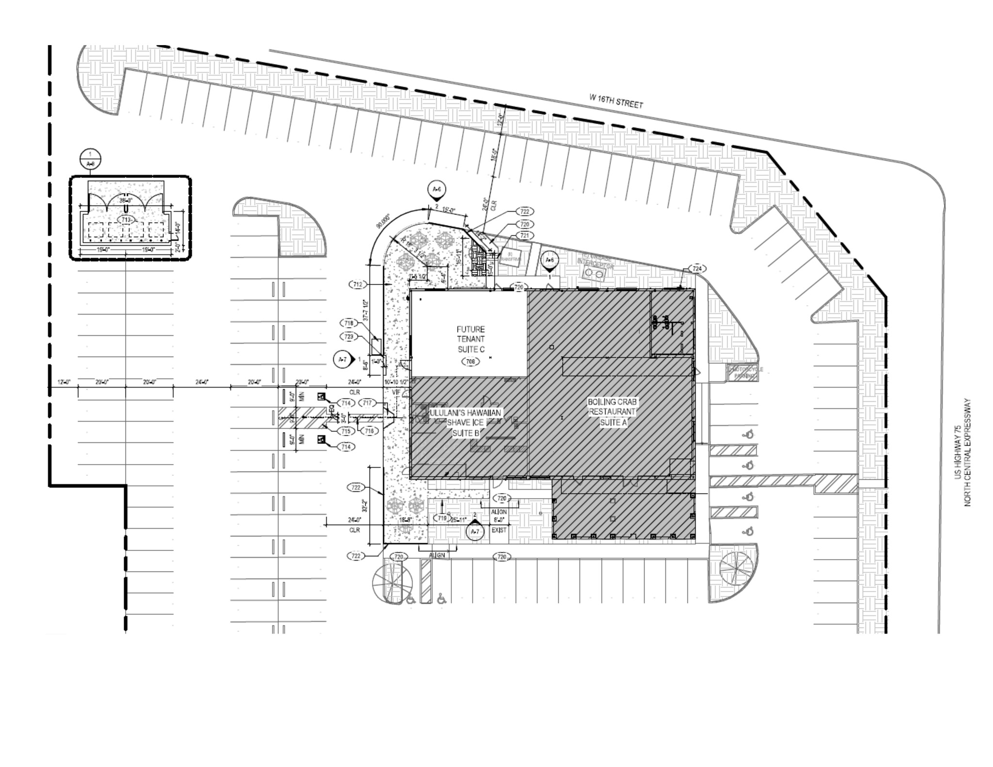 1517 N Central Expy, Plano, TX for lease Site Plan- Image 1 of 2