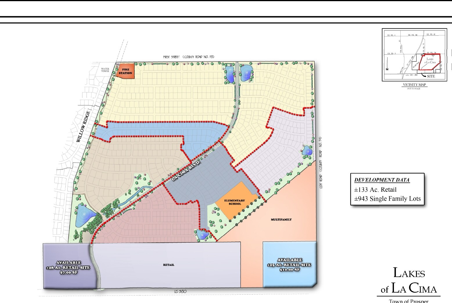 US Highway 380 Coit Road, Prosper, TX, 75078 Commercial Land For