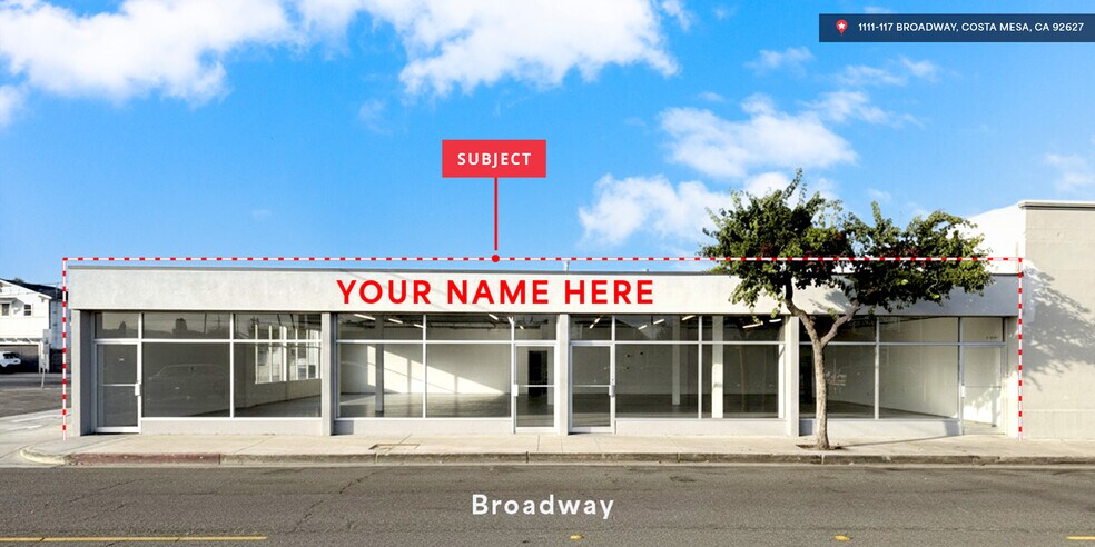 111-117 Broadway, Costa Mesa, CA for lease - Building Photo - Image 2 of 2