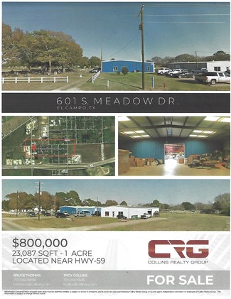 More details for 601 S Meadow Ln, El Campo, TX - Flex for Lease