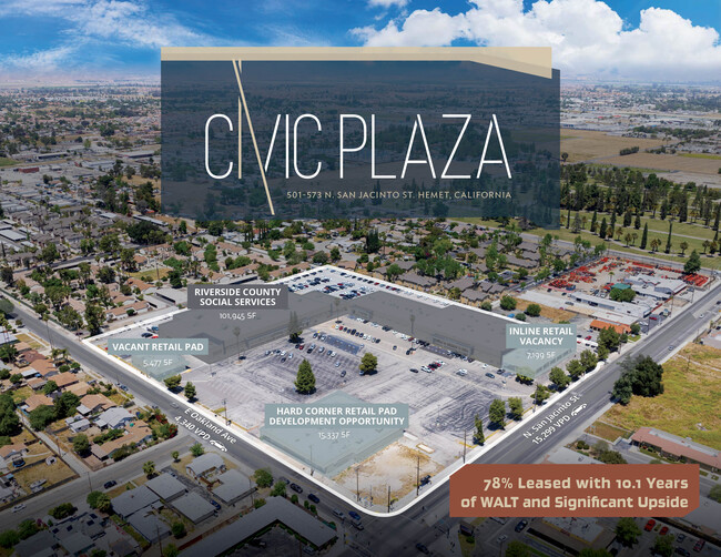 More details for Civic Plaza – Retail for Sale, Hemet, CA