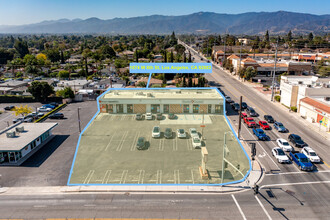 1074 W 6th St, Corona, CA - aerial  map view