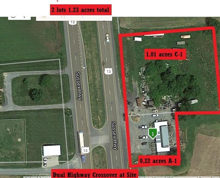 0 E Route 13 HW Sussex Highway, Bridgeville, DE for sale - Plat Map - Image 1 of 1