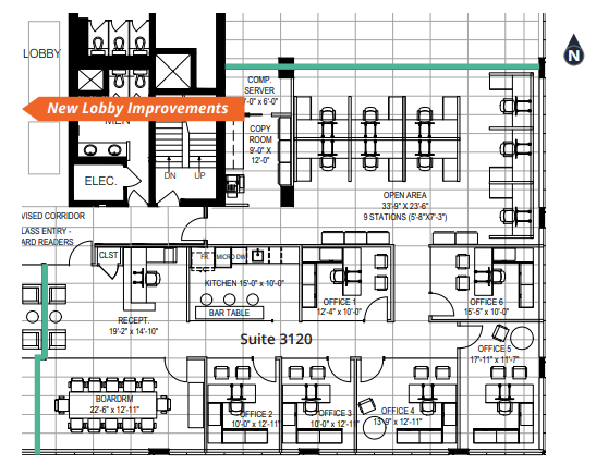 715 5 Av SW, Calgary, AB for lease Floor Plan- Image 1 of 1