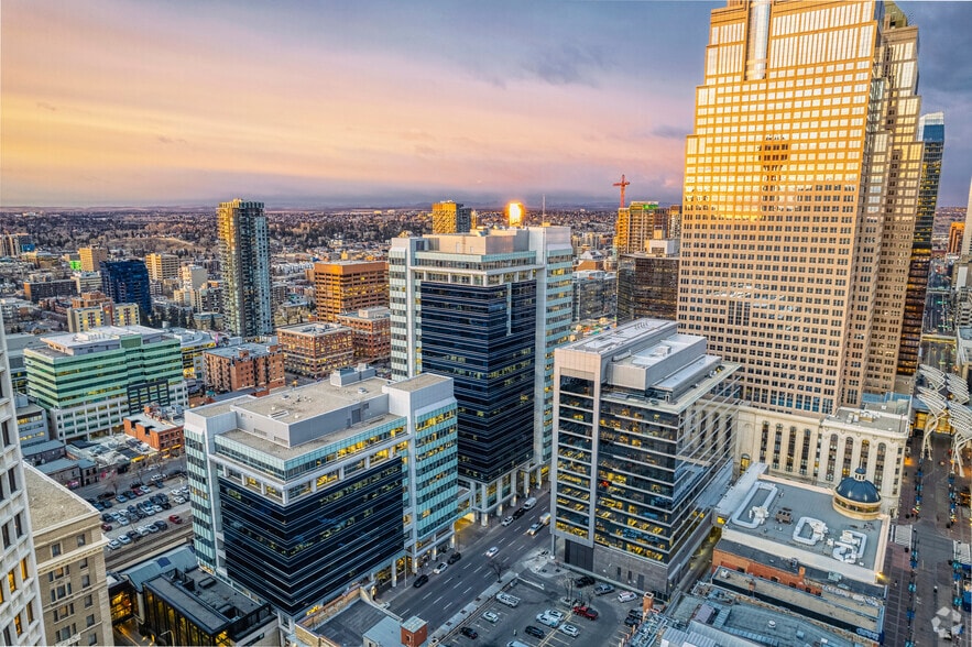 215 9th Ave SW, Calgary, AB for lease - Aerial - Image 3 of 9