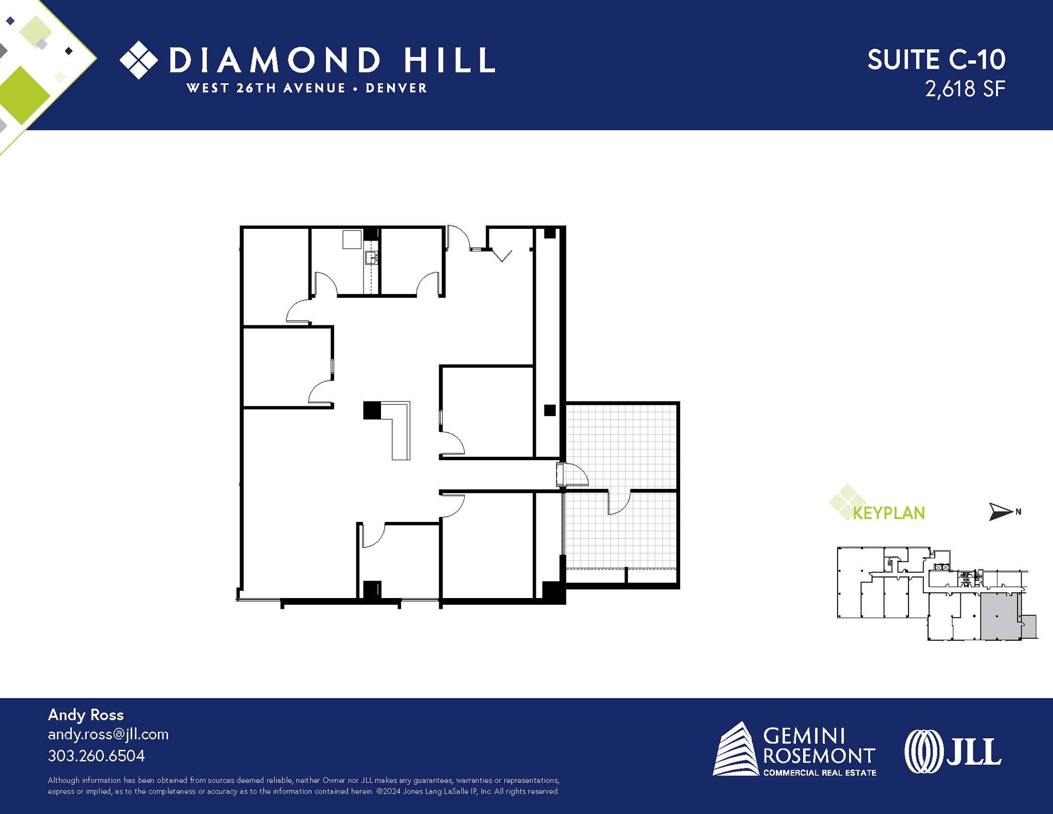 2490 W 26th Ave, Denver, CO for lease Floor Plan- Image 1 of 2