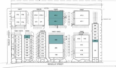 10451-10455 Roselle St, San Diego, CA for lease Site Plan- Image 2 of 2