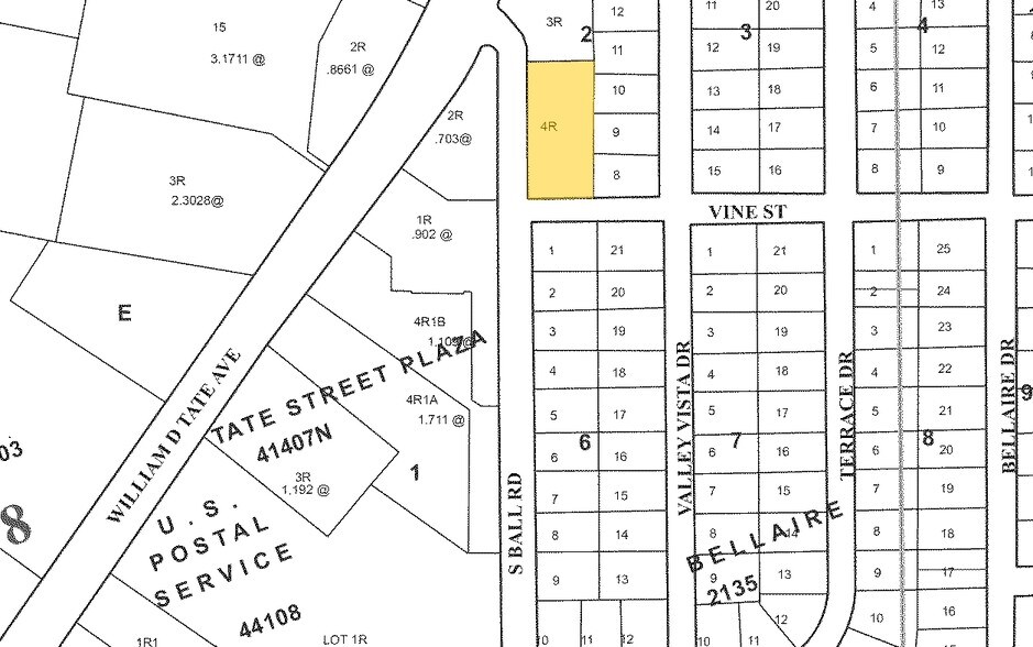 1125 S Ball St, Grapevine, TX for sale - Plat Map - Image 1 of 1