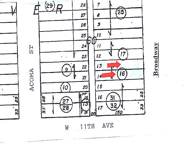 1115 Broadway, Denver, CO for sale Plat Map- Image 1 of 1