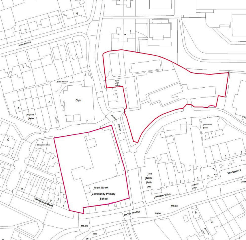 Front St, Whickham for sale Site Plan- Image 1 of 4