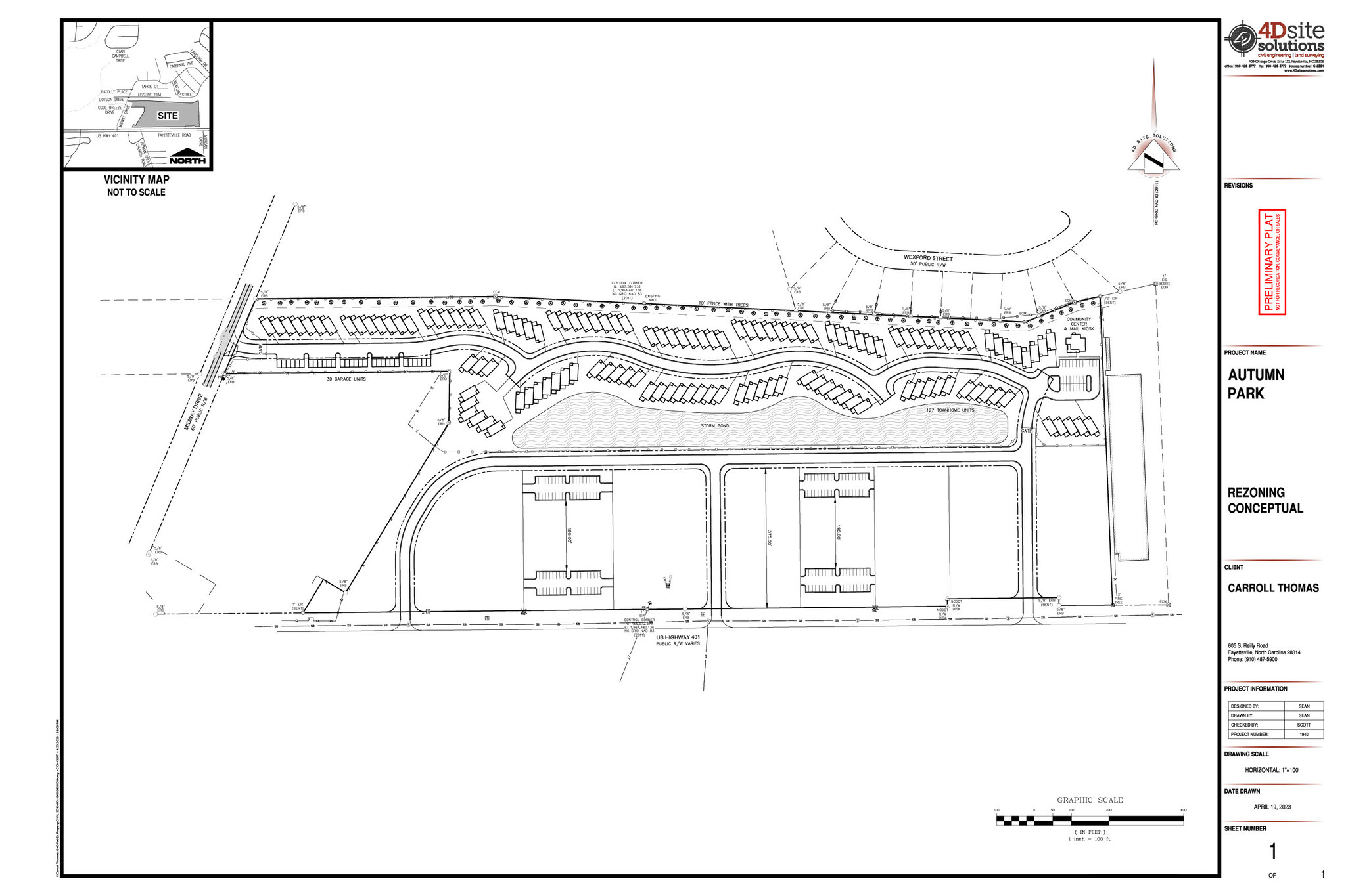 Fayetteville Road/ US Hwy 401, Raeford, NC for sale Site Plan- Image 1 of 4