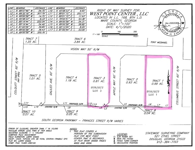 1612 S Georgia Pky, Waycross, GA for sale - Primary Photo - Image 1 of 1