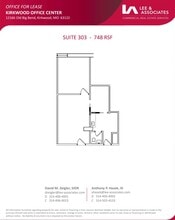 12166 Old Big Bend Rd, Kirkwood, MO for lease Floor Plan- Image 1 of 1
