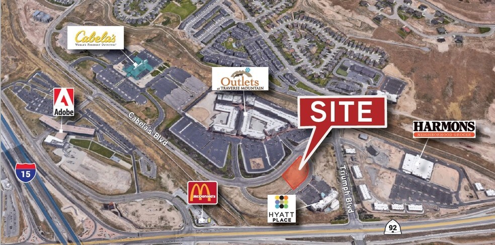 Traverse Mountain Outlets Map 3725 N Outlet Dr, Lehi, Ut 84043 | Loopnet