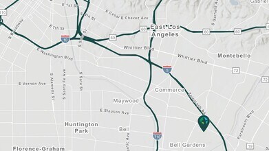 7400 E Slauson Ave, Commerce, CA - AERIAL  map view