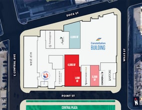 1310 Point St, Baltimore, MD for lease Floor Plan- Image 1 of 1